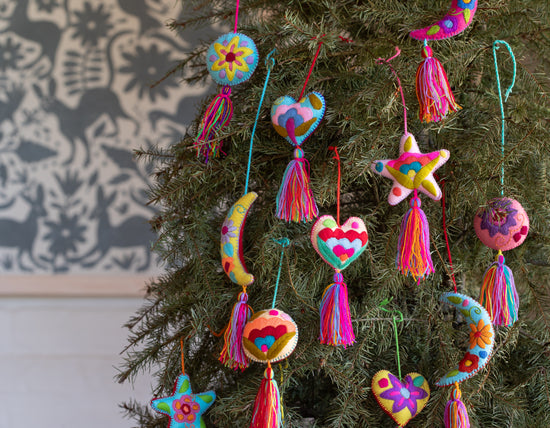 Rainbow Ornaments - Sun/Moon/Star/Heart