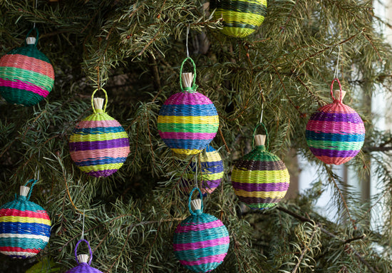 Woven Palm Christmas Ornaments