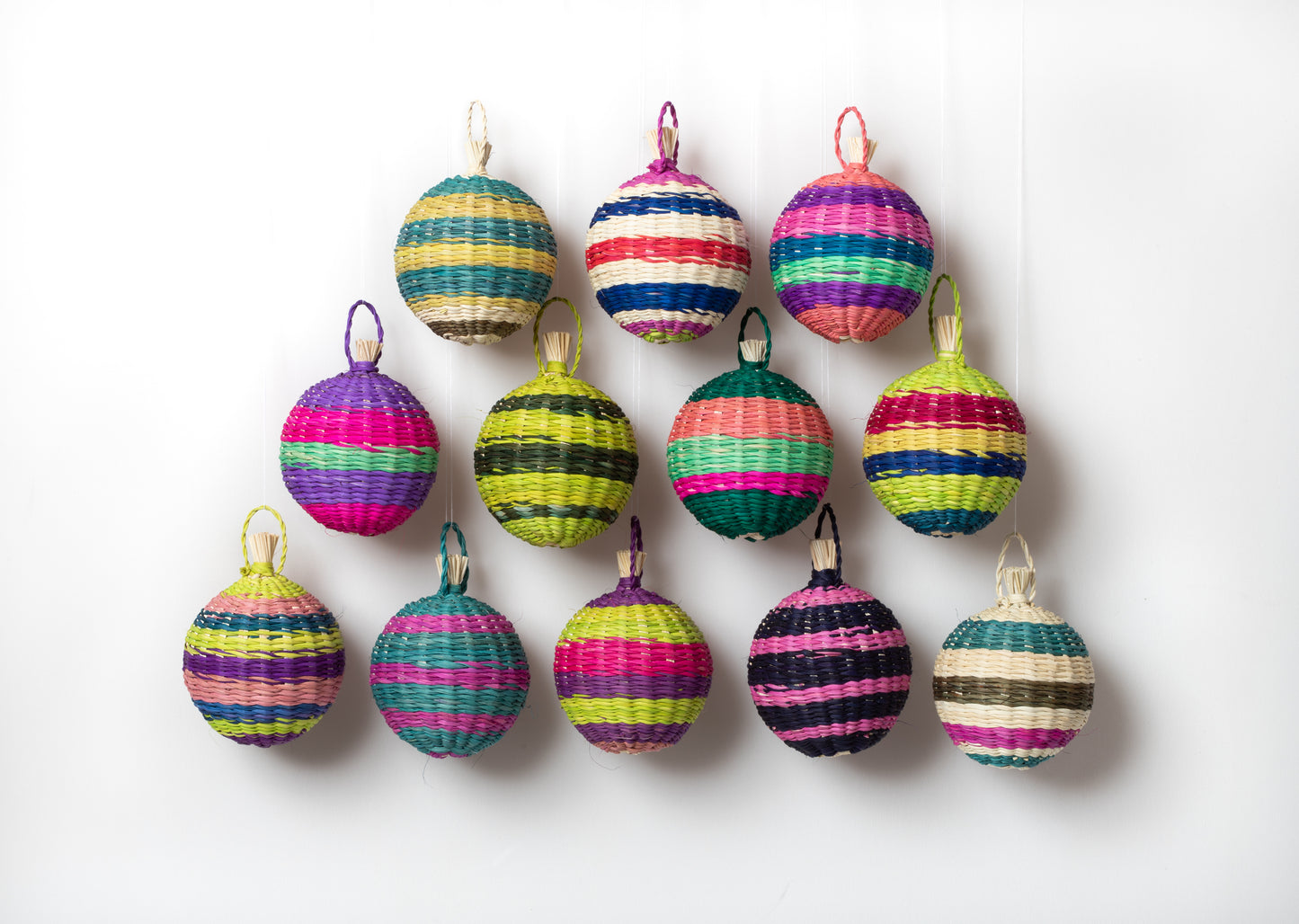 Woven Palm Christmas Ornaments