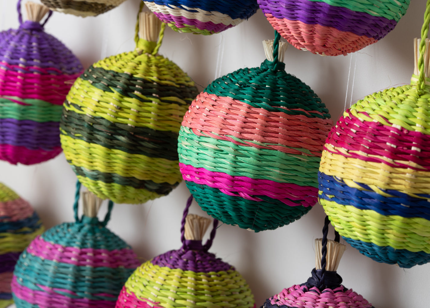 Woven Palm Christmas Ornaments