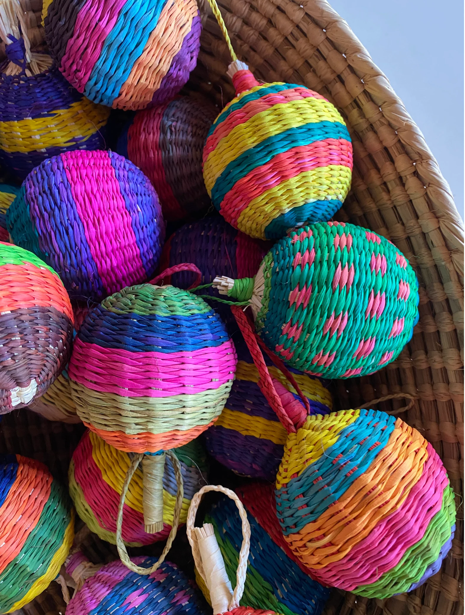 Woven Palm Christmas Ornaments